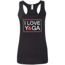 Load image into Gallery viewer, I Love Yoga Racerback