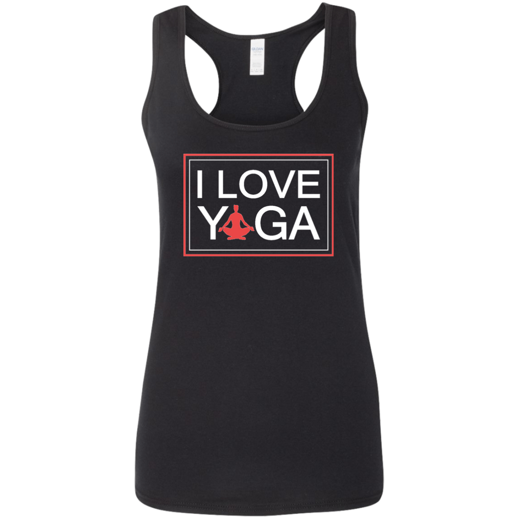 I Love Yoga Racerback