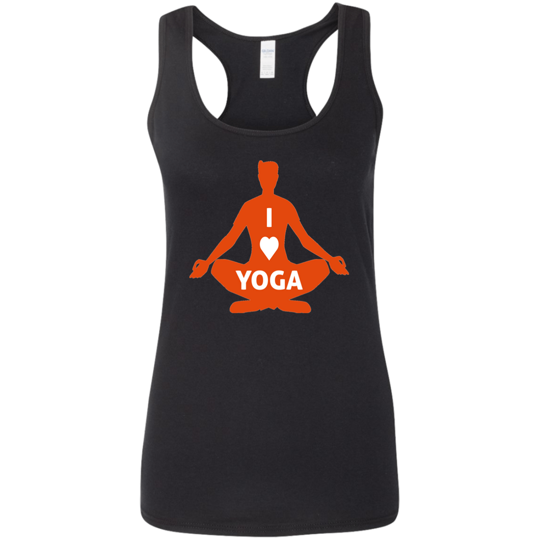 I Love Yoga Racerback